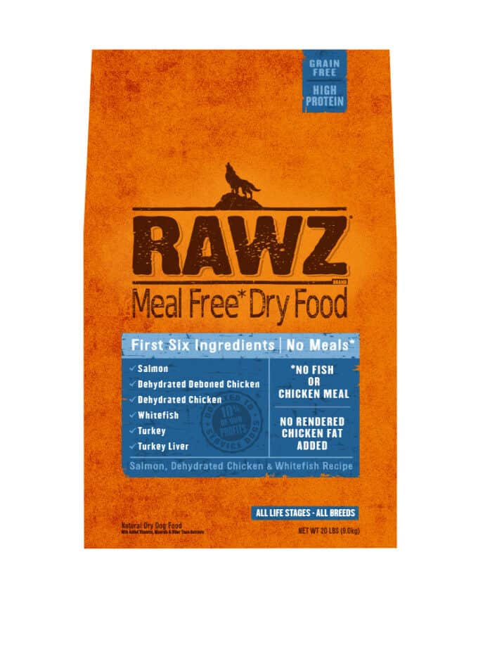 RAWZ - Meal-free Salmon, Dehydrated Chicken & Whitefish Recipe for Dogs